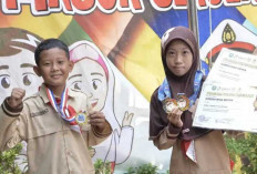 Siswa SDN 11 OKU Debut di Kejurprov, Alfaris Langsung Rebut Juara 1 Panahan