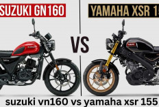 Yamaha XSR 155 vs Suzuki GN 160, Duel Teknologi Canggih Lawan Gaya Klasik? 