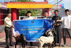 Kantor Wilayah Kementerian Hukum Sumatera Selatan Gelar Penyembelihan Hewan Kurban Iduladha 1447 H