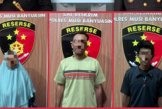 Polsek Lais Amankan Tiga Terduga Pelaku Pembakaran Lahan Seluas 2 Hektare di Purwosari