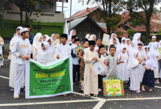 Gelar Pawai Ta'aruf, Ratusan Anak TPA Sambut Ramadhan