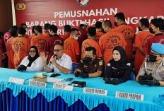 Polda Sumsel Musnahkan Barang Bukti Narkotika Senilai Rp7,9 Miliar, Selamatkan 83 Ribu Jiwa