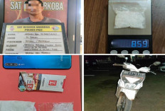 Kurir Sabu 8,59 Gram Ditangkap di Jalan Sekayu–Belimbing PALI, Sabu Dibalut Tisu dalam Bungkus Rokok di Motor