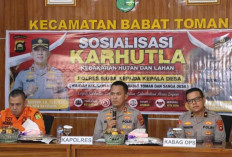 Cegah Karhutla Sejak Dini, Kapolres Muba Tekankan Peran Aktif Kepala Desa