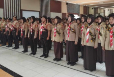 Kwarcab Prabumulih Kukuhkan 246 Pramuka Garuda Tingkat Penggalang dan Penegak, Ini Pesan Wali Kota H Arlan