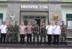 Datangi Markas Yonzipur 2/SG, Kapolres Prabumulih: Bagian Perkuat Soliditas dan Sinergitas