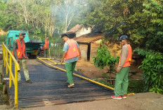 Sebagai tindak lanjut atas laporan masyarakat, Kini Jembatan Kembali Aman Dilalui