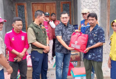 Pemkab OKU Berikan Bantuan Ke Korban Kebakaran di Desa Bunglai