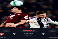 Hasil Torino Vs Juventus 2-2: Ditahan Torino 2-2 Juventus Gagal ke Liga Champions.