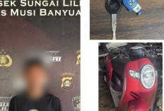 Curat di Sungai Lilin Terungkap, Pelaku Curi Motor Digulung Polisi Saat Bersembunyi di Belakang Pasar
