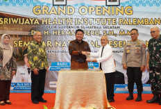 Perkuat SDM Kesehatan Sumsel, Herman Deru Buka Sriwijaya Health Institute dan Seminar Nasional.