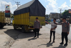 Polisi Tinjau Langsung SPBU di Indralaya Usai Dikeluhkan DPRD, Antrean Solar Picu Kemacetan Parah