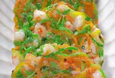 Praktis dan Bergizi! Dadar Sayur Udang Cocok untuk Takjil, Lauk Pendamping hingga Bekal Anak