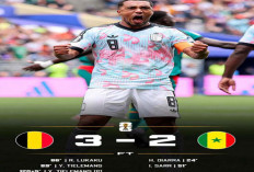 Hasil Piala Dunia 2026: Belgia Lolos Dramatis ke 16 Besar, Senegal Tersungkur. 