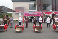 Kejari Muara Enim Musnahkan Ratusan Gram BB Narkotika 