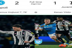 Hasil Liga Serie A Italia: Napoli Tumbangkan Juventus 2-1,Kudeta Puncak Klasemen.