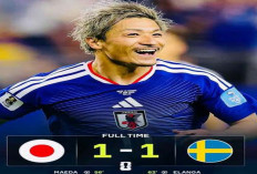 Piala Dunia 2026 : Jepang Tahan Imbang Swedia 1-1. 
