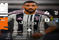 Hasil Liga Serie A: Juventus Gilas Pisa 4-0, Akhiri Puasa Kemenangan di Serie A.