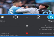 Hasil Lazio vs Napoli: Napoli Bungkam Lazio 2-0, Laga Diwarnai 3 Kartu Merah