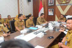 Sekda Sumsel Edward Candra Pimpin Rapat Persiapan Kunker Menko Polkam di Sumsel
