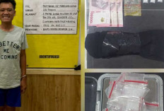 Sabu 10 Paket Ditemukan di Saku Celana, Pengedar di Sukarami Palembang Dibekuk Unit 8