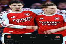 Hasil Arsenal vs Sunderland 3-0: Arsenal Kian Dekat ke Gelar Liga Inggris.