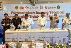 Sebanyak 24.476 Lembar Uang Rupiah Tidak Asli Dimusnahkan di Sumsel