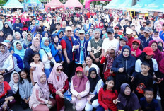 Sambut HUT Palembang ke-1343, Ribuan Warga IB I Padati Roadshow Jalan Sehat 