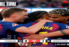 Hasil LaLiga Spanyol: Barcelona Libas Alaves 3-1 Dani Olmo. 