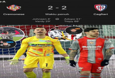 Hasil Cremonese vs Cagliari 2-2: Gagal Menang, Sempat Unggul 2 Gol.