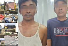 Polisi Amankan Dua Truk Bermuatan 20 Ton Minyak di Lahat