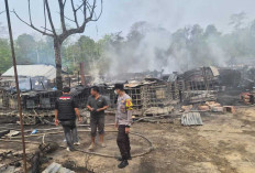 Kebakaran Melanda Penyulingan Minyak Tradisional di Bayung Lencir, Api Diduga dari Tungku Bocor