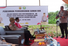 Polres OKU Bangun Sumur Bor Penuhi Kebutuhan Air Bersih Warga