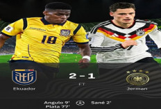 Piala Dunia 2026: Ekuador Bangkit Taklukkan Jerman 2-1. 