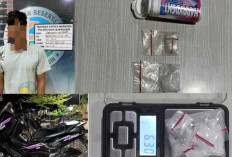 Polsek Keluang Bongkar Jaringan Pengedar Sabu, Barang Bukti Diamankan