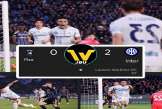 Hasil Liga Serie A Italia: Inter Bekuk Pisa 2-0, Dekati AC Milan di Puncak Klasemen.