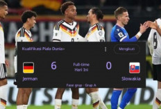 Hasil Kualifikasi Piala Dunia 2026: Jerman Menggila! Gulung Slovakia 6-0