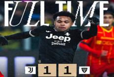 Hasil Juventus vs Lecce: Juventus Ditahan Lecce 1-1.