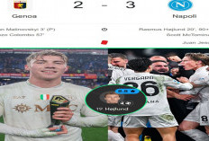 Hasil Napoli vs Genoa 3-2: Penalti Menit Akhir Antar Napoli Kalahkan Genoa. 