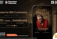 BNI Hadirkan Akses Eksklusif Menikmati Andrea Bocelli “Romanza” di Indonesia
