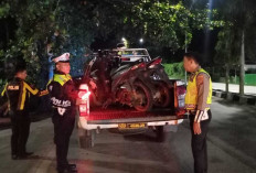 Satlantas Polres Prabumulih Gencarkan Patroli, 27 Motor Pelaku Balap Liar Diamankan dalam Sepekan