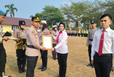 Apresiasi Kinerja Anggota, Kapolres Prabumulih AKBP Gunarto Beri Penghargaan kepada 25 Personel
