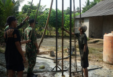 Satgas TMMD Kodim 0402/OKI Mulai Pengerjaan Sumur Bor ke-4