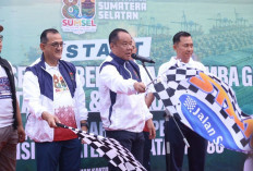 Wagub Sumsel Cik Ujang Lepas Jalan Santai HUT ke-80 Sumsel, Ribuan ASN dan Warga Meriahkan Kebersamaan
