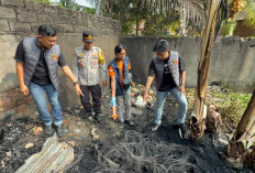 Api Membesar di Belakang Bengkel, Warga Sidogede Prabumulih Panik