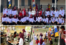 KSR PMI UNSRI Meriahkan HUT RI dengan Lomba dan Layanan Kesehatan di SDN 10 Indralaya Utara