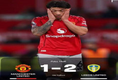 Hasil Liga Premier Inggris: Manchester United Tersungkur di Old Trafford, Kalah 1-2 dari Leeds.