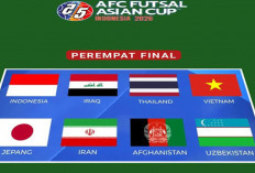 Perempatfinal Piala Asia Futsal: Indonesia vs Vietnam, Laga Hidup Mati Tiket Piala Dunia.
