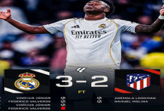 Hasil La Liga Spanyol: Comeback Gila! Real Madrid Taklukkan Atletico Madrid 3-2.