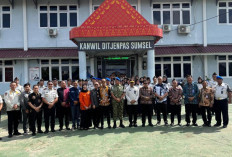 Perkuat Sinergi, Kanwil Kemenkum Sumsel Ikuti Apel Ikrar Bersih Narkoba